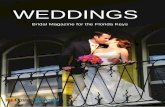 WEDDINGS - Yolajananisundaresan.yolasite.com/resources/WEDDINGS.pdf · It‘s all about the dress Beauty tips 36 Wedding dress trends of ‘13 38 Marriage license 40 ab 2013 Weddings