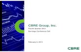 CBRE Group, Inc. · 2018-08-06 · CBRE represented Mission West Properties, Inc. in the $1.3B disposition of a 52-asset portfolio. The portfolio included 79 buildings totaling 7.6M