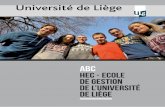 Université de Liège - uliege.be · 2016-10-14 · l’Université de Liège, 6 Hautes Écoles, 3 Établissements Supérieurs des Arts et 25 Établissements de Promotion Sociale