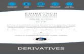 DERIVATIVES€¦ · Students must meet the all the prerequisites to participate in the Online sessions DO NOT use Google Chrome – it is not compatible LIVE sessions can be attended
