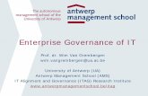 Enterprise Governance of IT - s u · Implementation status COBIT and VALIT . 2,50 2,60 2,70 2,80 2,90 3,00 3,10 3,20 3,30 3,40 3,50 COBIT PO COBIT AI COBIT DS COBIT ME COBIT Total