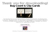 Bug Count & Clip Cards - The Kindergarten Connection...Creative by Knsta Wall-den «.kindergarten 12 18 15 . oo . oo
