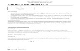 FURTHER MATHEMATICS - GCE Guide Levels/Mathematics - Further (9231)/9231_w17_er.…(iii) Those who remembered the formula correctly did very well on this part, others were still able