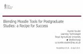 Blending Moodle Tools for Postgraduate Studies: a Recipe for Success 2020-01-28¢  Blending Moodle Tools