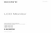 LCD Monitor - starin.info Info/- - Archive/Sony Pro Video/Manuals/LM… · LCD Monitor Operating Instructions Before operating the unit, please read this manual thoroughly and retain