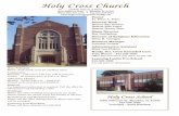 HOLY CROSS CHURCH SUNDAY, FEBRUARY 2ND, 2020 … · 2020-01-31 · They make our bulletin possible. peace, hope, faith, and friendship this year! THE SUNDAY COLLECTION Sunday School
