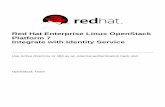 Red Hat Enterprise Linux OpenStack Platform 7 Integrate ... · These steps allow AD DS users to authenticate to OpenStack and access resources. OpenStack service accounts (such as