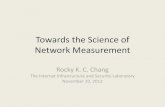 Towards the Science of Network Measurementcsrchang/Towards the science of... · 2013-07-09 · –Proc. ACM CoNEXT 2011 –Proc. ACM CoNEXT 2009 •Loss-delay analysis –ACM/USENIX
