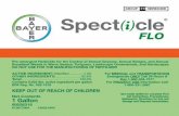 Specticle Flo 1 gallon 61381706A 130221AV5 etl SL 121615 w ...€¦ · SPECTICLE FLO is used only on established warm season turf in areas including golf courses (roughs and fairways),