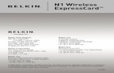 N1 Wireless ExpressCardfisicayquimicaenflash.es/imag/ilustraciones/f5d8071_usermanual_en… · Belkin B.V. Boeing Avenue 333 1119 PH Schiphol-Rijk, The Netherlands +31 (0) 20 654