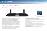 AC1200 - cdn- · PDF file Linksys AC1200+ Smart Wi-Fi Gigabit-Router sind mit Highspeed Wireless-AC-Technologie ... Linksys Pte. Ltd. c/o Belkin BV Tupolevlaan 1, 1119 NW Schiphol-Rijk,