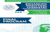 EAS Final Program 2019 C · Eastern Analytical Symposium and Exposition — the official mobile app. Available for iPhone, iPad and Android devices, you can now take advantage of