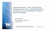 Alabama Power – PEV & Charging Infrastructure …...– Leisure Destination: Parks and recreation facilities or areas, museums, sports arenas, or national parks or monuments. –