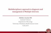 Multidisciplinary approach to diagnosis and management of Multiple …€¦ · Review symptoms, including red flags for diagnosis of Multiple Sclerosis 2. Management of Multiple Sclerosis