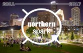 Northern Spark 2011–2017 · Northern Spark is the only all-night arts festival in the Midwest—a free, multidisciplinary, multi-venue, multiple partner, dusk-to-dawn event.