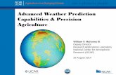 Advanced Weather Prediction Capabilities & Precision ...ral.ucar.edu/csap/events/agriculture-climate-across-scales/file_attach… · Weather Monitoring Observation Modelling OutcomesForecasting