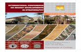 INTERNATIONAL CONFERENCE ON RECENT DEVELOPMENTS …...Organized by Deccan Education Society's Fergusson College, Pune - 411 004, India Department of Geology INTERNATIONAL CONFERENCE