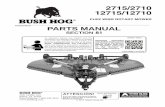 Sec 81 (2715) 03-19 - Home - Bush Hog · bush hog/ land maintenance repair parts manual 2715, 2710, 12715, 12710 rotary cutter alphabetical index contents page