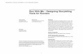 Run With Me – Designing Storytelling Tools for Runnerskaikunze.de/papers/pdf/alohali2016run.pdf · Run With Me – Designing Storytelling Tools for Runners Albara Alohali Keio Media