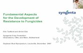 Fundamental Aspects for the Development of Resistance to ......Dec 19, 2007  · the biosynthesis of fungal sterols such as ergosterol (encoded by the cyp51 or erg11 gene) Mechanisms