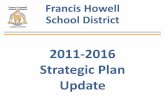 2011-2016 Strategic Plan Update...expectations in the 2012-2013 school year. (Increase MAP performance, subgroup performance, reading cohort, etc.) (SIP Checklist) NCLB sanctions have