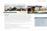 Marriotts School - teachinherts.com · goals. This has had significant impact, and in 2016 Ofsted noted that leadership is outstanding. Consistency Positive behaviour and accountability