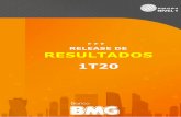 RELEASE DE RESULTADOS 1T20 - bancobmg.mzweb.com.brbancobmg.mzweb.com.br/wp-content/uploads/sites/88/2020/05/BM… · Release de Resultados 1T20 PANDEMIA COVID-19 Diante da pandemia