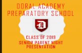 DORAL ACADEMY PREPARATORY SCHOOL · required platform •Secondary School Report •Recommendations •Transcripts •School Profile. ... list will vary from student to student. If