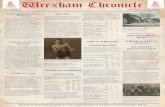 News from the Borough of Wrexham 1914 – …...Wrexham Chronicle Printed at Caxton Buildings, by Hughes & Son, Wrexham Argraffwyd yn Adeiladau Caxton, gan Hughes a’i Fab, Wrecsam