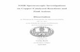 NMR Spectroscopic Investigations on Copper-Catalyzed … · 2016-05-24 · NMR Spectroscopic Investigations on Copper-Catalyzed Reactions and Zintl Anions Dissertation zur Erlangung