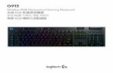 Wireless RGB Mechanical Gaming Keyboard RGB · Wireless RGB Mechanical Gaming Keyboard ... • Customize the G-keys using Logitech G HUB Software • To record a macro: 1 Press the
