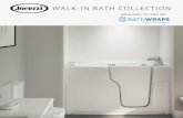 WALK-IN BATH COLLECTION - L.J. Stone€¦ · WALK IN. CLOSE THE DOOR. RELAX. Designed with easy access and comfortable bathing in mind, the Jacuzzi® Walk-In Bath gives new meaning
