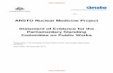 ANSTO Nuclear Medicine Project Statement of Evidence for ... ... ANSTO Nuclear Medicine Project Statement