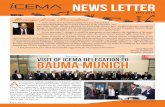 news letter - ICEMA€¦ · JTLM MEETING ICEMA, for the first time represented at the Joint Technical Liaison Meeting (JTLM) held on 7-8 April 2016 at Augsburg, Germany. Mr. Saurabh