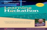 Unieke leerervaring! Learning H ckathon · vóór 1 december 2016. Alle deelnemers uit eerdere e-Learning opleidingen van SBO en Fontys zijn uitgenodigd. Reserveer tijdig, want we