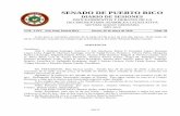 SENADO DE PUERTO RICO · 2019-03-28 · 39117 SENADO DE PUERTO RICO DIARIO DE SESIONES PROCEDIMIENTOS Y DEBATES DE LA DECIMOSEPTIMA ASAMBLEA LEGISLATIVA SEPTIMA SESION ORDINARIA AÑO