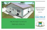 PROPOSED YONTOY PREFAB OFFICES - HiiraanAll dimensions are in mm unless stated Any discrepancies in the drawings should be reported to the consultants before the contractor commences