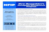 NFIP New Hampshire’s Floodplain Management …Online training is regularly held by a FEMA contractor on the proper way to complete an Elevation Certificate and best practices for
