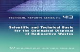 Technical Reports Series No.nuclearinfo.net/.../NuclearWaste/TRS413_web.pdf · Scientific and technical basis for geological disposal of radioactive wastes. — Vienna : International