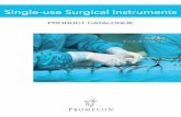 Single-use Surgical Instruments - PROMECON MEDICAL Single-use surgical instruments 2 AcXess Surgical