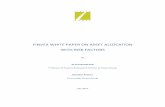 Asset Allocation with Risk Factors - Finvexfinvex.com/wp/wp-content/uploads/finvex_wp_5final.pdf · traditional asset allocation as it achieves a higher level of true risk diversification,