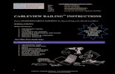 CABLEVIEW RAILING INSTRUCTIONS - Cable Railing Direct · PDF file CABLEVIEW RAILING™ INSTRUCTIONS Choose STAINLESS CABLE & RAILING™ for all your fittings and cablerail assemblies!