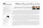 A Newsletter of the Department of Biological and …departments.bloomu.edu/biology/biosynthesis/Biosynthesis...50.231 Biology of Aging* 50.240 Intro Microbiology* 50.242 Microbiologyý