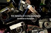 THE BASICS OF A DSLR · PDF file How a DSLR Works: •A digital single-lens reflex camera (DSLR) is a digital camera that uses a mechanical mirror system and pentaprism to direct light