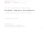 Public Space Invaders€¦ · Public Space Invaders, collaborative research, collective urban building strategies, Berlin, Madrid, Paris, self–organization, organized networks,