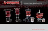 eXtreme XA Adjustable Coilover SuperCar Adjustable Coilover · eXtreme XA is the result of Pedders Suspensions commitment to being a leader in the steering and suspension industry