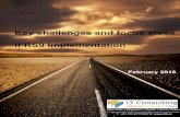 Key challenges and focus areas IFRS9 Implementation · 2018-12-28 · 3 Key challenges in implementation of IFRS9 During an IFRS9 implementation process, due to the complexity of
