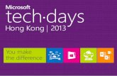 Agendadownload.microsoft.com/documents/hk/technet/techdays2013...to feedback Operate Software to value delivery Fix Monitor WORKING SOFTWARE Actionable feedback ALM integrated tools