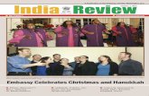 India Re ie - indianembassyusa.gov.in 12.pdf · (Above) Members of the Southern Baptist Church Choir rendering a series of traditional Christmas hymns; (Below) Members of the American