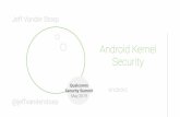Android Kernel Jeff Vander Stoep Security - Qualcomm · 2019-06-05 · have been very effective on Android. (b) In addition to attack surface reduction, the kernel now provides mechanisms